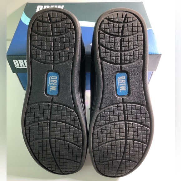 Drew Oxford Black Leather Orthopaedic Shoes Women's Size 7.5 - Picture 10 of 11